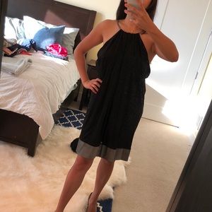 Black and Silver BCBG Party Dress